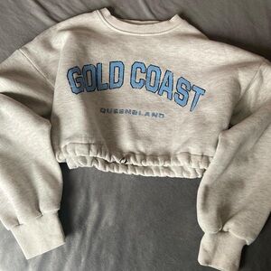 adika gold coast cropped sweater